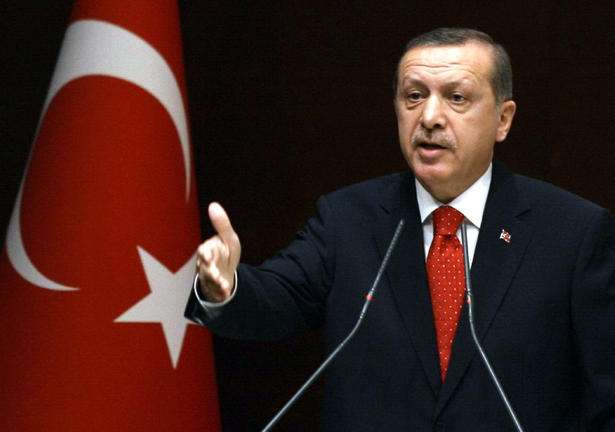 Erdogan during party meeting Dec 4 2012